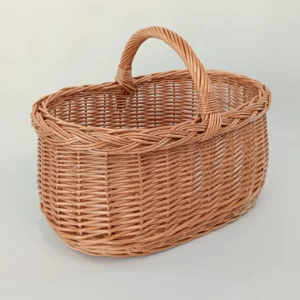Panier en osier ovale