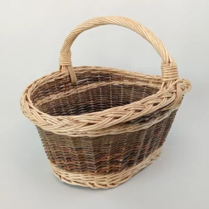 Grand panier du chef en osier brut